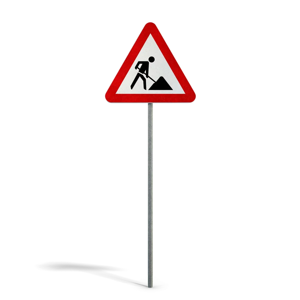 Road Work Sign