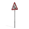Damaged Road Work Sign - Image 6