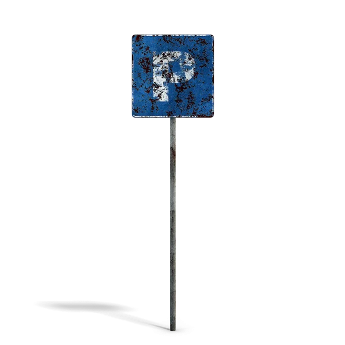 Damaged Parking Sign