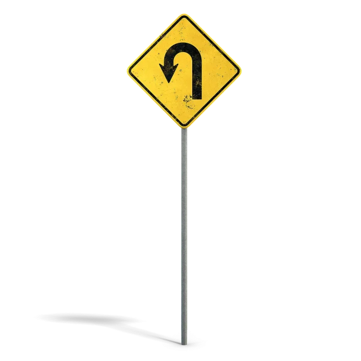 U-Turn Sign