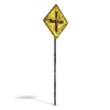 Damaged Crossing Sign - Image 2