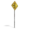 Damaged Crossing Sign - Image 2
