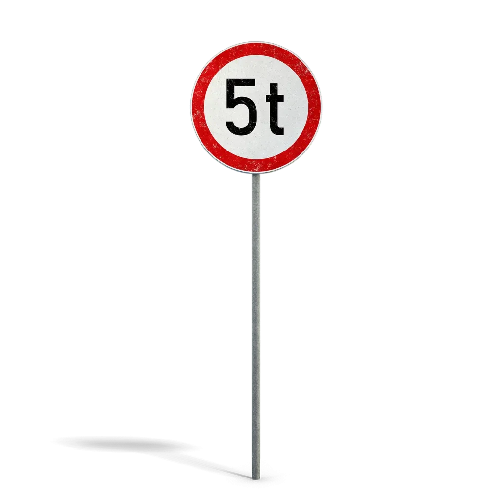 Max Weight Sign