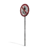 Damaged No Walking Sign - Image 6