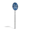 Damaged Minimum Speed Sign - Image 2