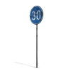 Damaged Minimum Speed Sign - Image 5