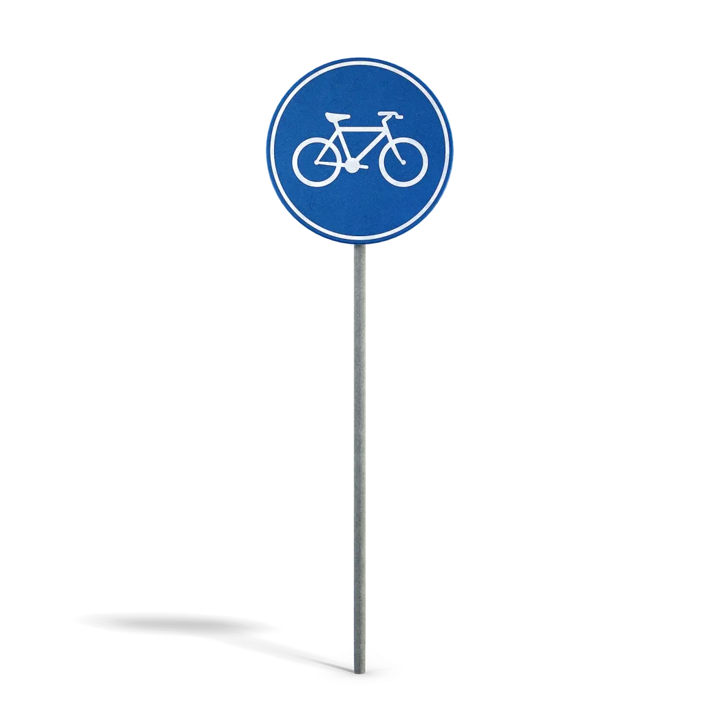 Bike Road Sign