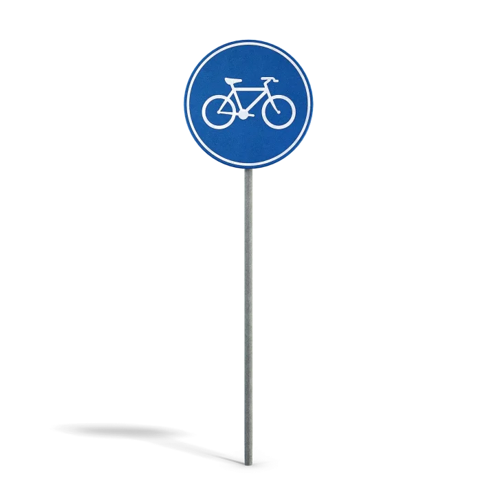 Bike Road Sign