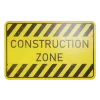 Construction Zone Sign 7646 - Image 2