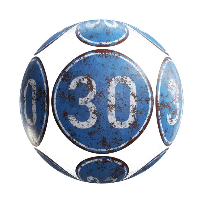 Damaged Minimum Speed Sign 7683