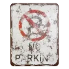Damaged No Parking Sign 7651 - Image 2