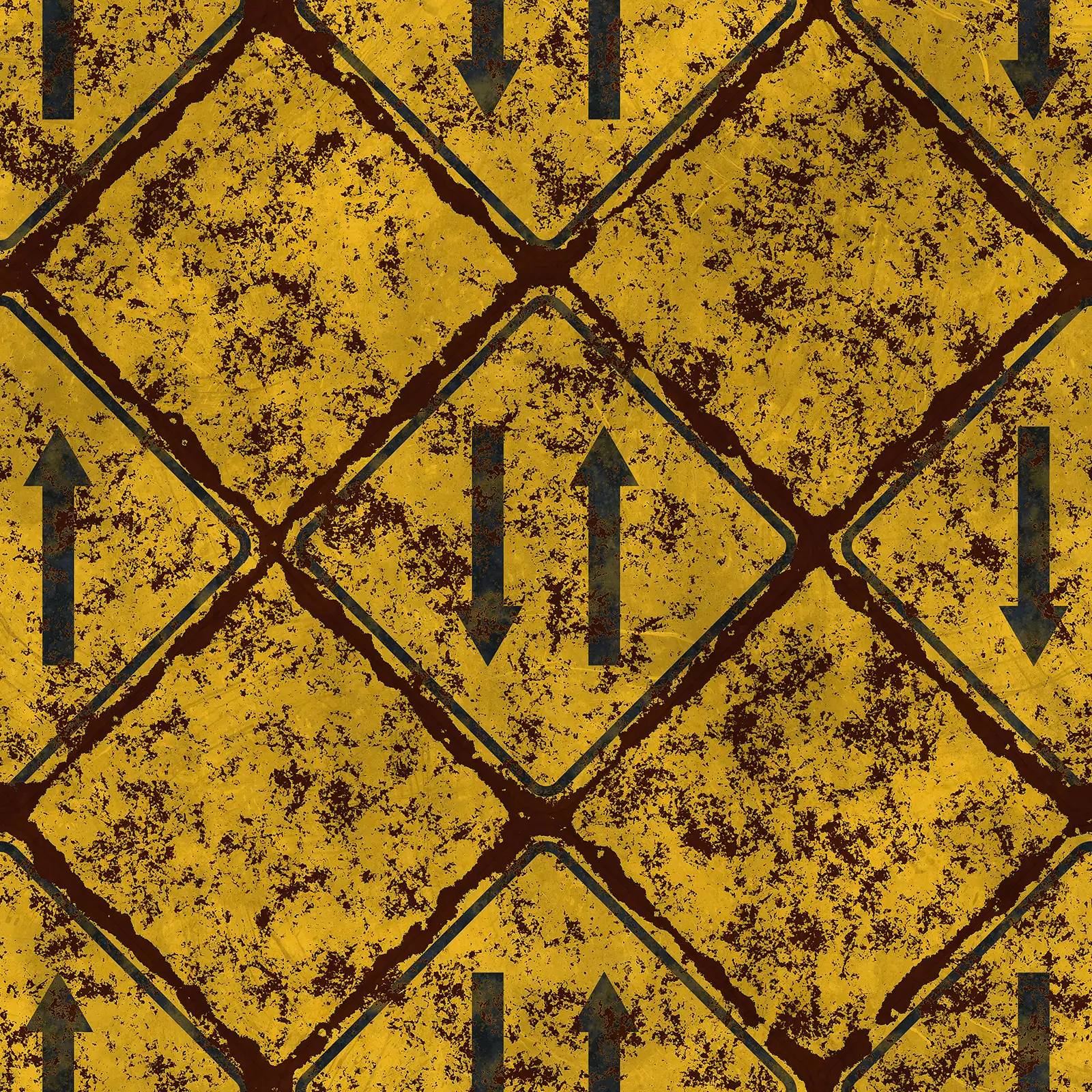 Damaged Two Way Sign 7697 - Image 4