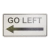 Go Left Sign 7642 - Image 2