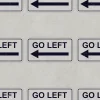 Go Left Sign 7642 - Image 4