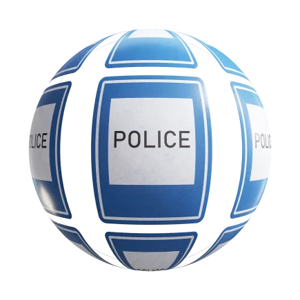 Police Info Sign 7688