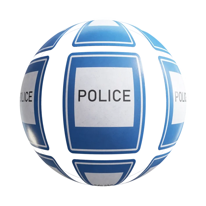 Police Info Sign 7688