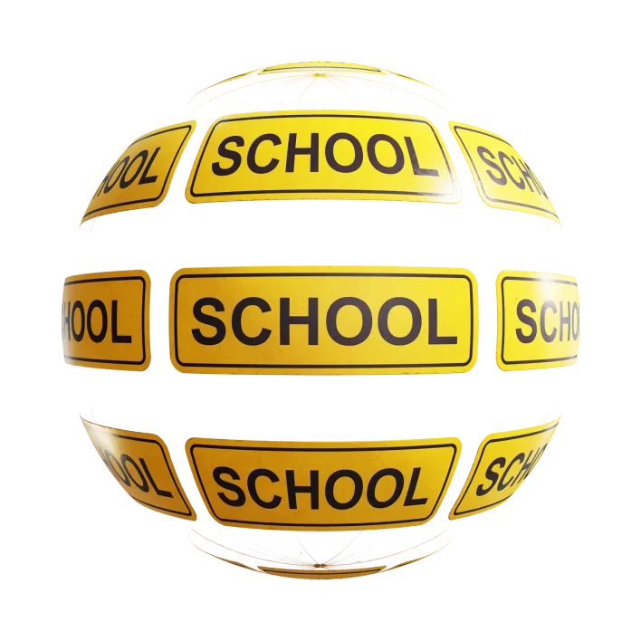 School Sign 7638