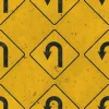 U Turn Sign 7656 - Image 4