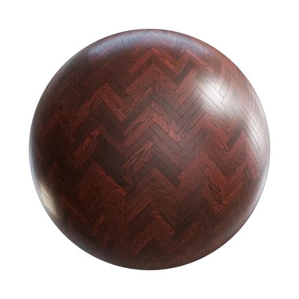 Dark Cherry Herringbone Floor 7822