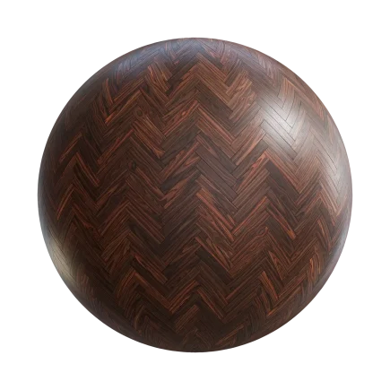 Dark Hickory Herringbone Floor 7820