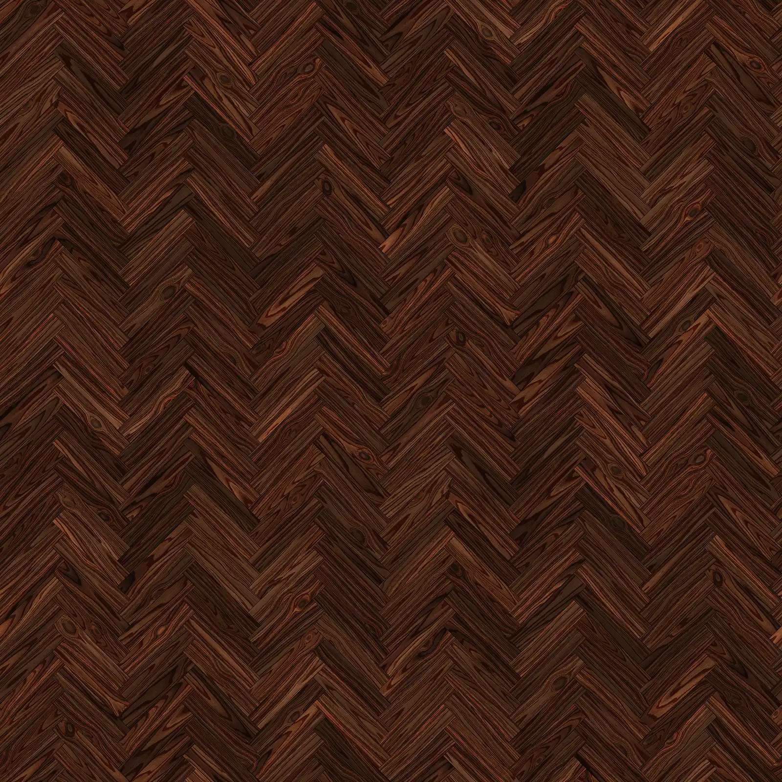 Dark Hickory Herringbone Floor 7820 - Image 4
