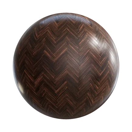 Dark Zebrano Herringbone Floor 7801