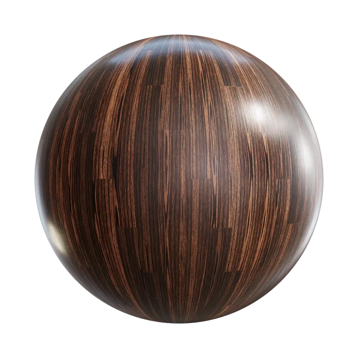 Dark Zebrano Straight Floor 7792