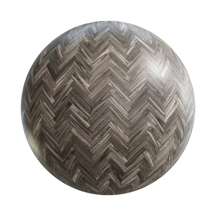 Grey Hickory Herringbone Floor 7819