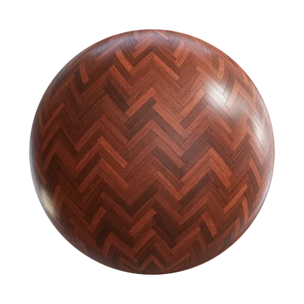 Mahogany Herringbone Floor 7817