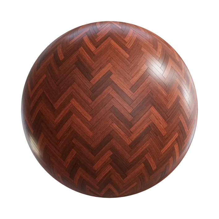 Mahogany Herringbone Floor 7817