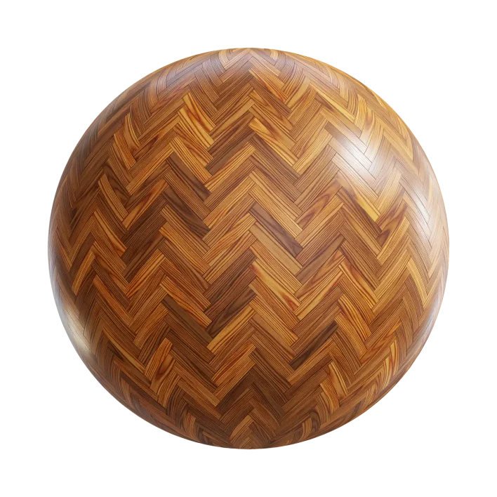 Teak Herringbone Floor 7807