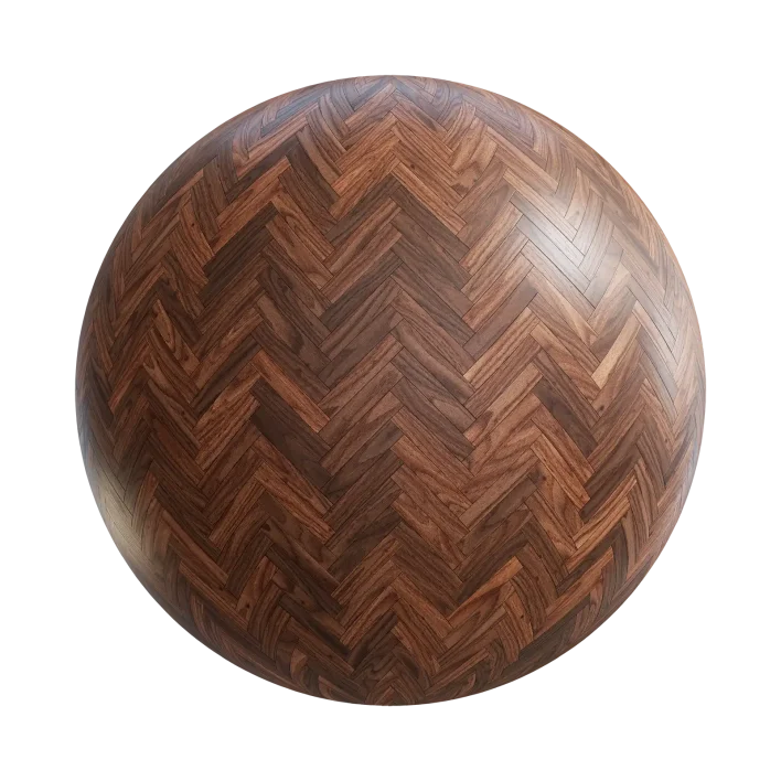 Walnut Herringbone Floor 7805