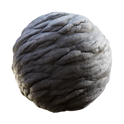 Dark Grey Rock PBR Texture
