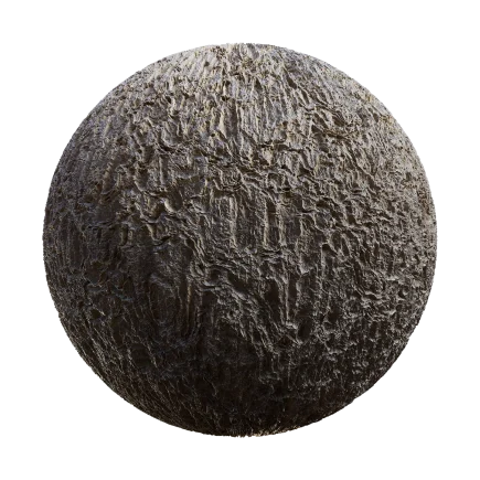 Dusty Melted Volcanic Rock PBR