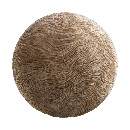 Dusty Wavy Rock PBR Texture