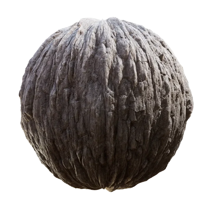 Vertical Rock Pbr Texture