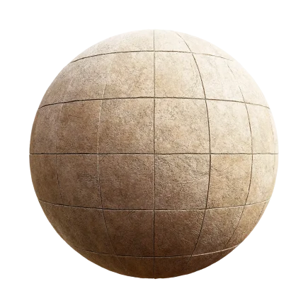 Yellow Sandstone Tiles PBR