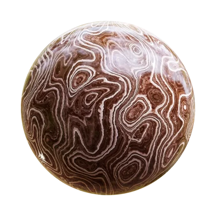 Brown White Marble 7971