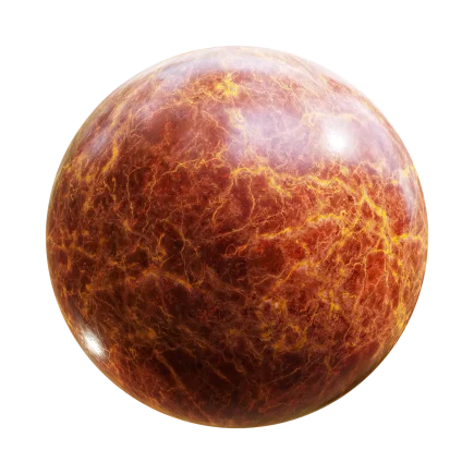Fire Brown Marble PBR