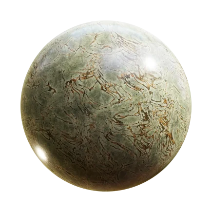 Green Brown Marble 7959