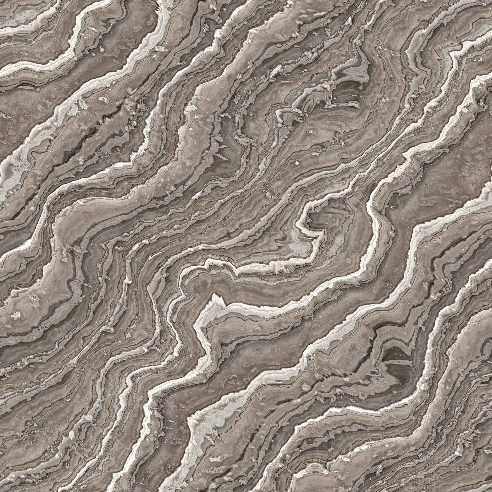 Striped Brown White Marble 7968 - Image 4
