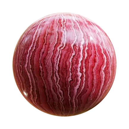 Striped Red Marble 7970