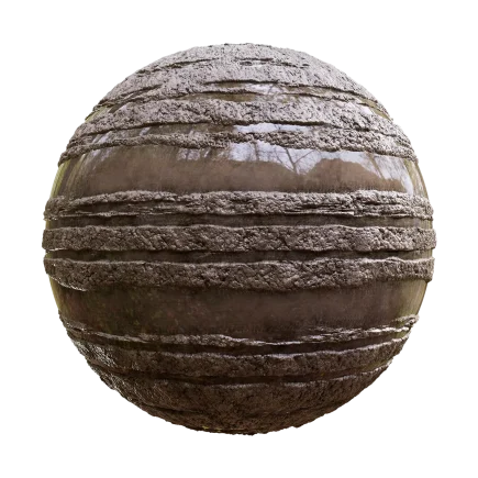 Deep Mud Tire Tracks 8057