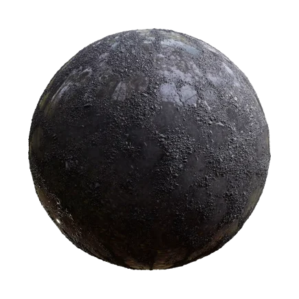 Wet Grey Rocky Ground 8082