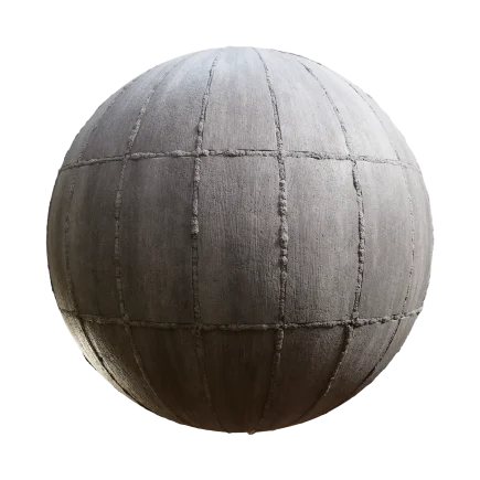 Concrete Slabs - concrete, slab, grey, damaged - PBR texture