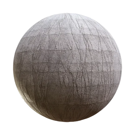 Cracked Concrete - concrete, cracked, damaged, grey - PBR texture
