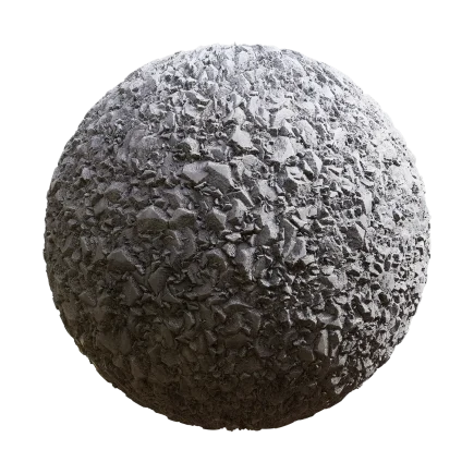 Damaged Concrete - concrete, damaged, cracked, rough - PBR texture