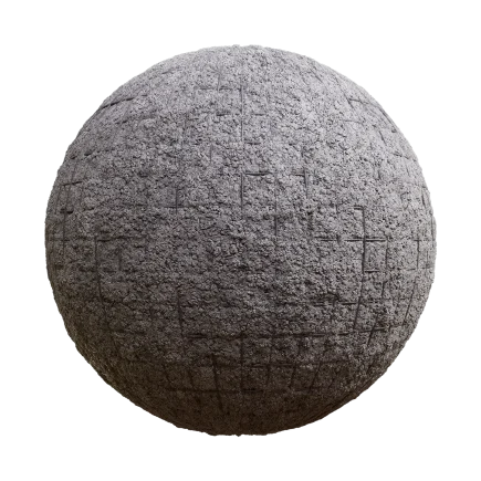 Damaged Rebar Concrete - concrete, damaged, cracked, rebar - PBR texture