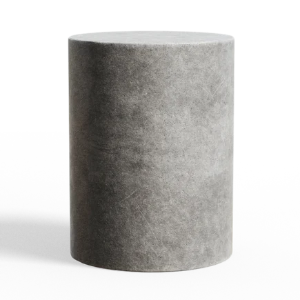 Concrete Pedestal - concrete, pedestal, cylinder, grey - PBR texture