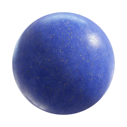 Blue Painted Wall - blue, painted, wall, texture - PBR texture
